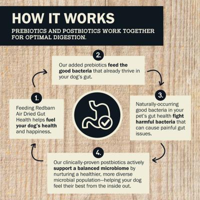 Show full view: Redbarn Powerfood Digestive Health Beef & Lamb Gently Air Dried Dog Food, 32-oz bag slide 6 of 12