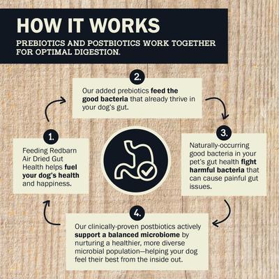 Show full view: Redbarn Powerfood Digestive Health Chicken & Turkey Gently Air Dried Dog Food, 2.5-oz bag slide 6 of 12