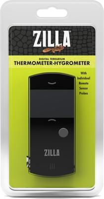 Show full view: Zilla Thermometer-Hygrometer for Reptile Terrariums, Digital slide 2 of 4