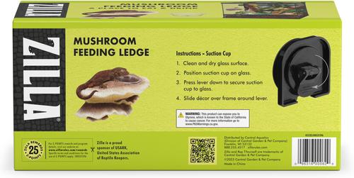 Show full view: Zilla Vertical Decor Mushroom Feeding Ledge slide 4 of 7