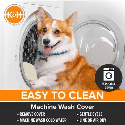 Show full view: K&H Pet Products Lectro-Soft Outdoor Heated Pad, Brown, Small slide 8 of 12