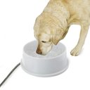 K&H Pet Products Thermal-Bowl Outdoor Heated Cat & Dog Water Bowl, Granite, 1.5-gal