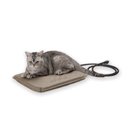 K&H Pet Products Lectro-Soft Outdoor Heated Pad, Brown, Small