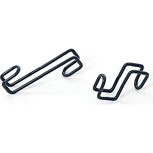 Equi-Essentials Long & Short Utility Hooks, 4 & 6-in, Black