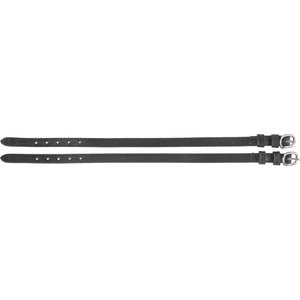 Ovation English Leather Spur Strap, Black, Adult: 1/2 x 18-in