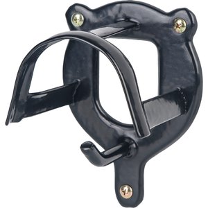 Equi-Essentials Metal Horse Bridle Bracket, Black