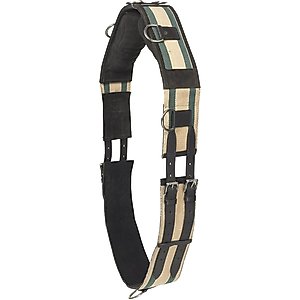 Camelot Web 8-Ring Horse Surcingle, Brown, 74 to 92-in