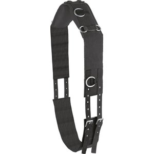 Camelot Web 10-Ring Horse Surcingle, Black