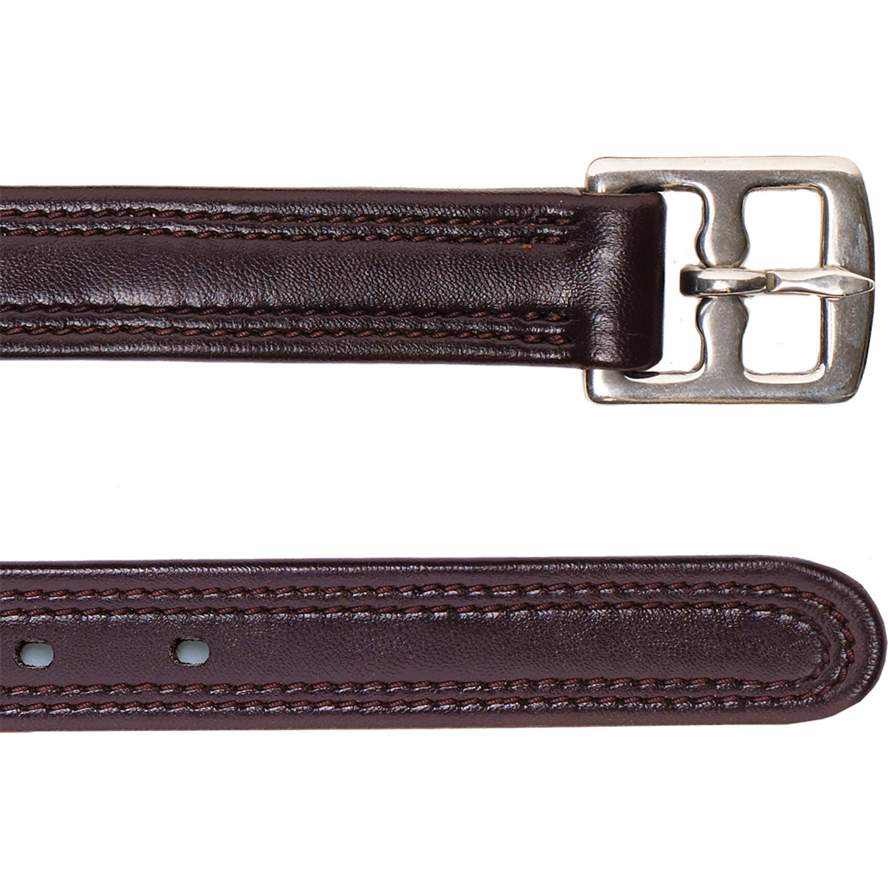 Camelot Syntech Triple Stitch Leathers, Brown, 1 x 48 -in