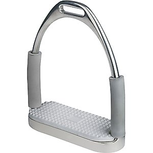 Centaur Stainless Steel Jointed Stirrup Irons, 4.75-in