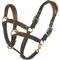 Show in main carousel: Ovation Luxor Cushion-Flex Horse Halter, Brown/Green, Oversize slide 1 of 1