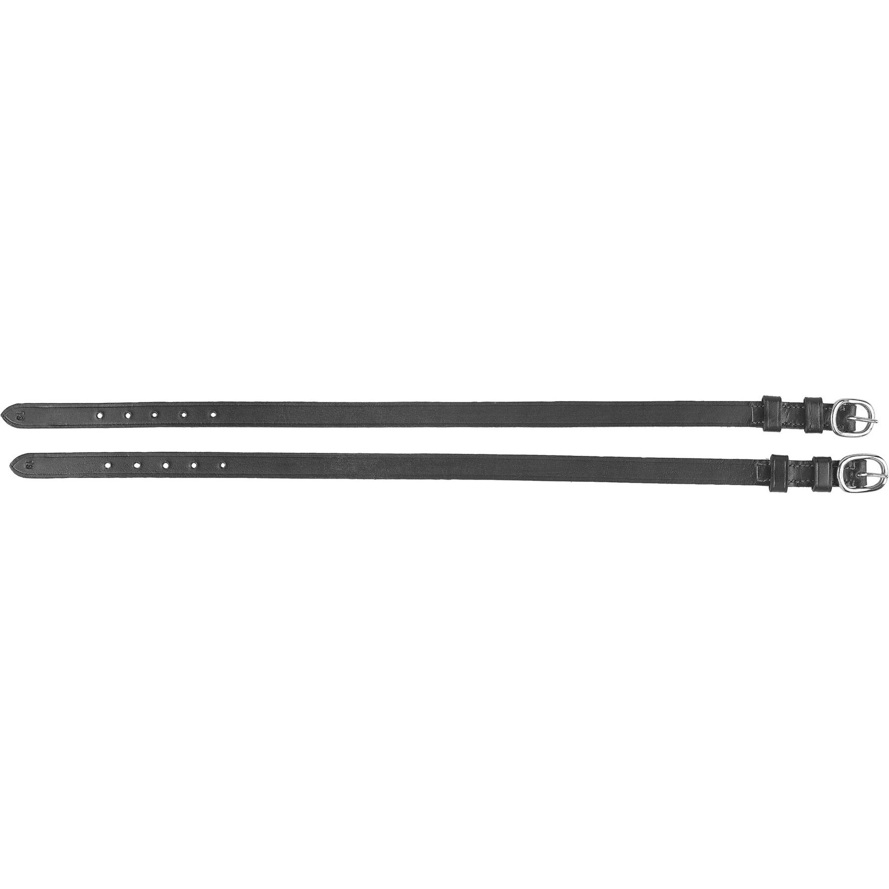 Camelot Ladies Spur Straps, 1/2 x 18-in, Black