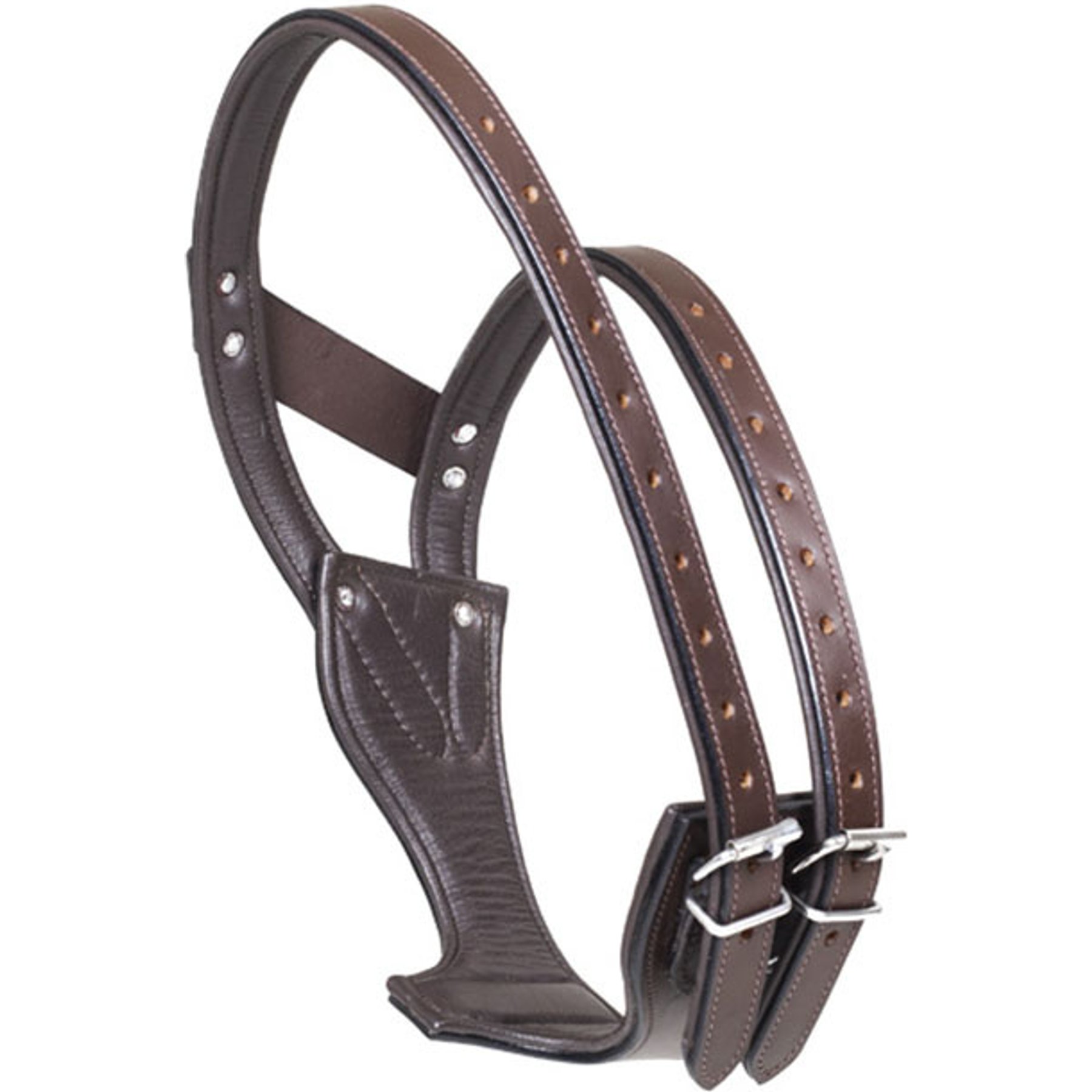Camelot Padded Wonder Horse Crib Collar, Brown, Oversize