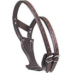Camelot Padded Wonder Horse Crib Collar, Brown, Horse