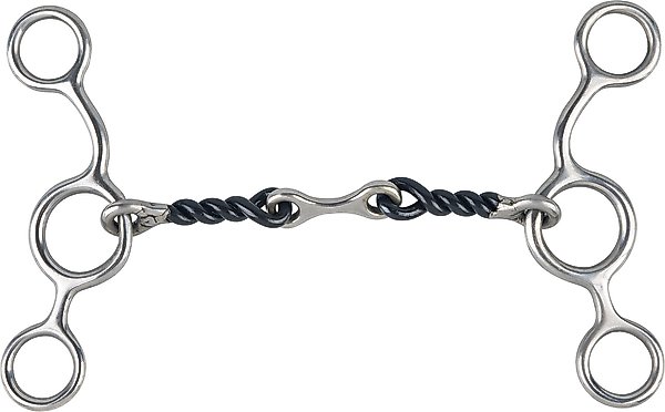 Turn-Two Stainless Steel Sweet Iron Dogbone Jr Cowhorse Horse Bit, 5-in