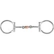 Show in main carousel: Turn-Two Stainless Steel Twisted 3-Piece D-Ring Horse Bit, 5-in slide 1 of 1