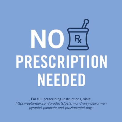 Show full view: PetArmor 7 Way Dewormer for Hookworms, Roundworms & Tapeworms for Medium & Large Breed Dogs, 6 count slide 5 of 8