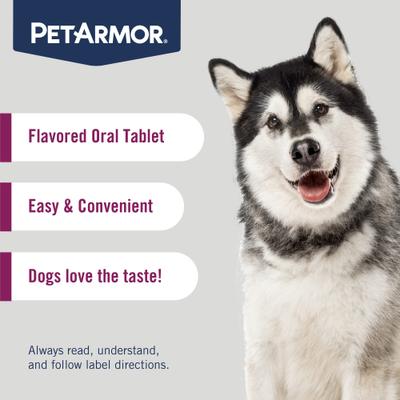 Show full view: PetArmor 7 Way Dewormer for Hookworms, Roundworms & Tapeworms for Medium & Large Breed Dogs, 6 count slide 3 of 8