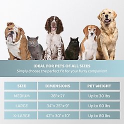 MODERN THREADS Luxury Tufted Velvet Cuddler Dog & Cat Bed, Caramel, 28 x 21 x 9-in slide 2 of 8