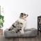 Show in main carousel: MODERN THREADS Luxury Tufted Velvet Cuddler Dog & Cat Bed with Removable Cover, Charcoal, 34 x 25 x 9-in slide 3 of 9