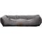 Show in main carousel: MODERN THREADS Luxury Tufted Velvet Cuddler Dog & Cat Bed with Removable Cover, Charcoal, 34 x 25 x 9-in slide 2 of 9