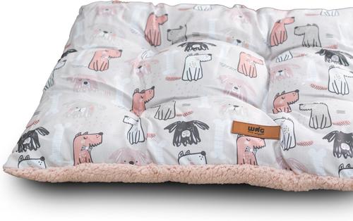 Show full view: Wag and Wiggle Dog Crate Mat, Pink, 38-in slide 4 of 5