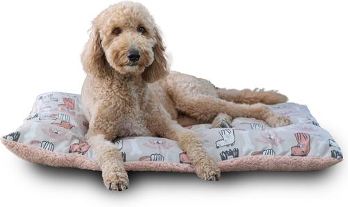 Show full view: Wag and Wiggle Dog Crate Mat, Pink, 38-in slide 2 of 5