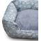 Show in main carousel: Wag and Wiggle Paw Cuddler Dog Bed, Grey slide 6 of 6