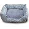 Show in main carousel: Wag and Wiggle Paw Cuddler Dog Bed, Grey slide 5 of 6