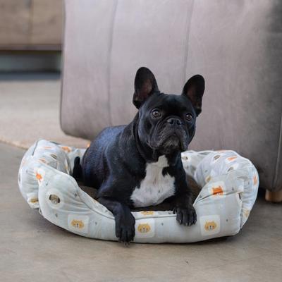Show full view: Wag and Wiggle Doggie Frames Cuddler Dog Bed, Grey slide 2 of 6
