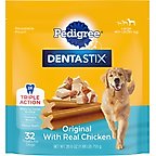 Pedigree Dentastix Large Original Chicken Flavor Dental Dog Treats, 32 count