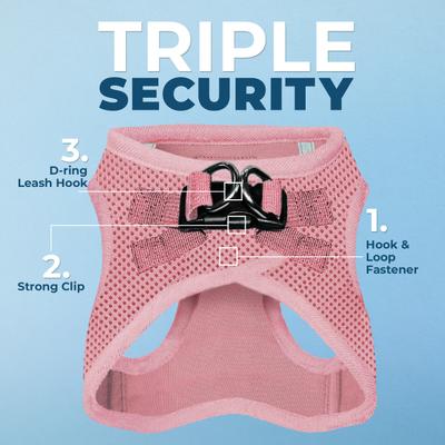 Show full view: Best Pet Supplies Voyager Step-in Air Dog Harness, Pink, XX-Small slide 2 of 11