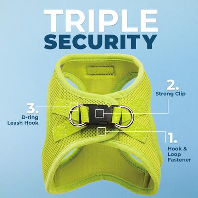 Show full view: Best Pet Supplies Voyager Step-in Air Dog Harness, Lime Green, Small slide 2 of 11