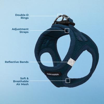 Show full view: Best Pet Supplies Voyager Step-in Air Dog Harness, Blue, X-Small slide 4 of 12
