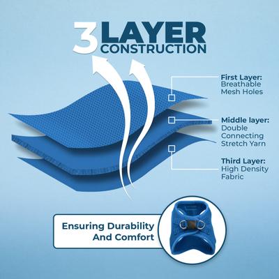 Show full view: Best Pet Supplies Voyager Step-in Air Dog Harness, Royal Blue, Large slide 4 of 10