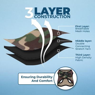 Show full view: Best Pet Supplies Voyager Step-in Air Dog Harness, Army Base, XX-Small slide 5 of 12