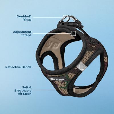 Show full view: Best Pet Supplies Voyager Step-in Air Dog Harness, Army Base, XX-Small slide 4 of 12