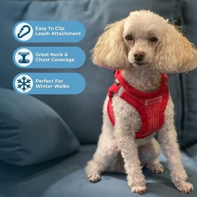 Show full view: Best Pet Supplies Voyager Step-in Padded Dog Harness, Red, X-Large slide 5 of 9