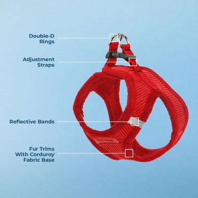 Show full view: Best Pet Supplies Voyager Step-in Padded Dog Harness, Red, X-Large slide 3 of 9