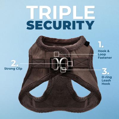 Show full view: Best Pet Supplies Voyager Step-in Padded Dog Harness, Chocolate, X-Large slide 2 of 8