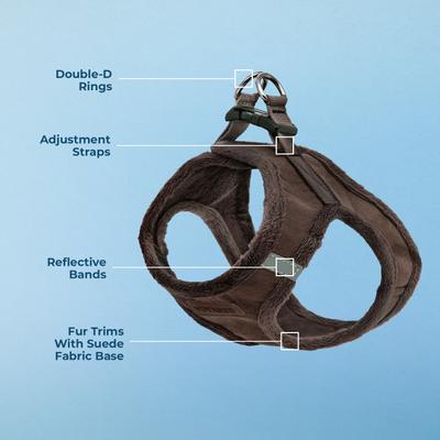 Show full view: Best Pet Supplies Voyager Step-in Padded Dog Harness, Chocolate, X-Large slide 3 of 8