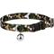 Show in main carousel: Country Brook Petz Woodland Bone Camo Breakaway Cat Collar, Green, 8 to 12 in neck, 1/2-in wide slide 1 of 4