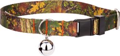 Country Brook Petz Southern Forest Camo Breakaway Cat Collar, Brown, 8 to 12 in neck, 1/2-in wide