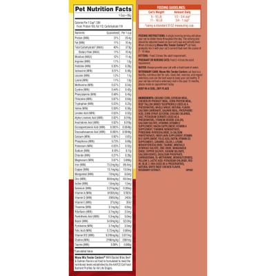 Show full view: Meow Mix Tender Centers Basted Bites Beef & Salmon Flavors Dry Cat Food, 14.2-lb bag slide 8 of 10