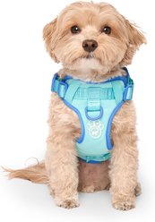 Canada Pooch Cooling 2.0 Pull-On Dog Harness, Blue, Medium: 18 to 25 inches