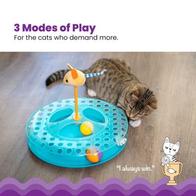 Show full view: Catstages Cheese Chase II Cat Toy with Catnip slide 2 of 12