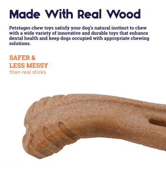 Show full view: Petstages Dogwood Flip & Chew Bone Tough Dog Chew Toy, Medium slide 5 of 11