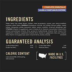 Purina Pro Plan Complete Essentials Variety Pack Adult High Protein Lamb & Vegetables, Turkey & Vegetables Slices in Gravy Wet Dog Food, 13-oz can, case of 12 slide 2 of 9