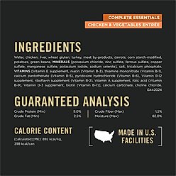 Purina Pro Plan Complete Essentials Variety Pack Beef & Vegetable & Chicken & Vegetable Entrée Slices in Gravy Wet Dog Food, 13-oz can, case of 12 slide 2 of 9
