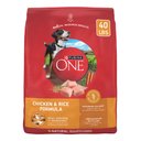 Purina ONE Natural Adult Chicken & Rice Formula Dry Dog Food, 40-lb bag